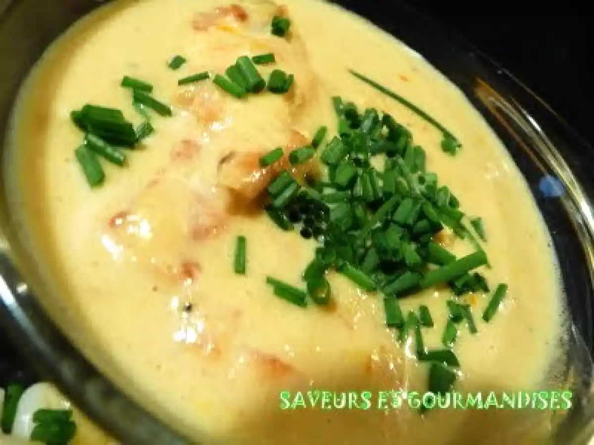 Fusilli lunghi au saumon et sauce safranée. - photo 3