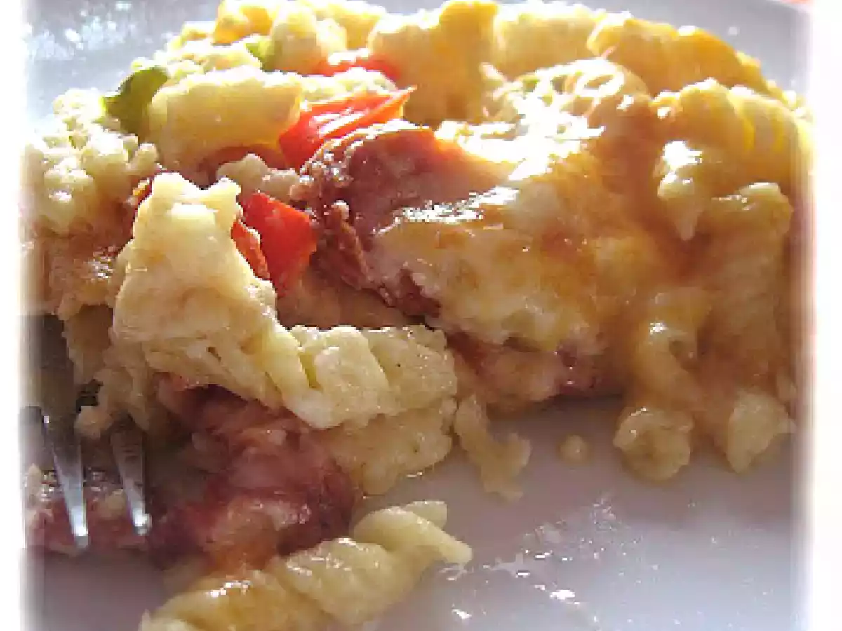 Fusillis au fromage et au chorizo