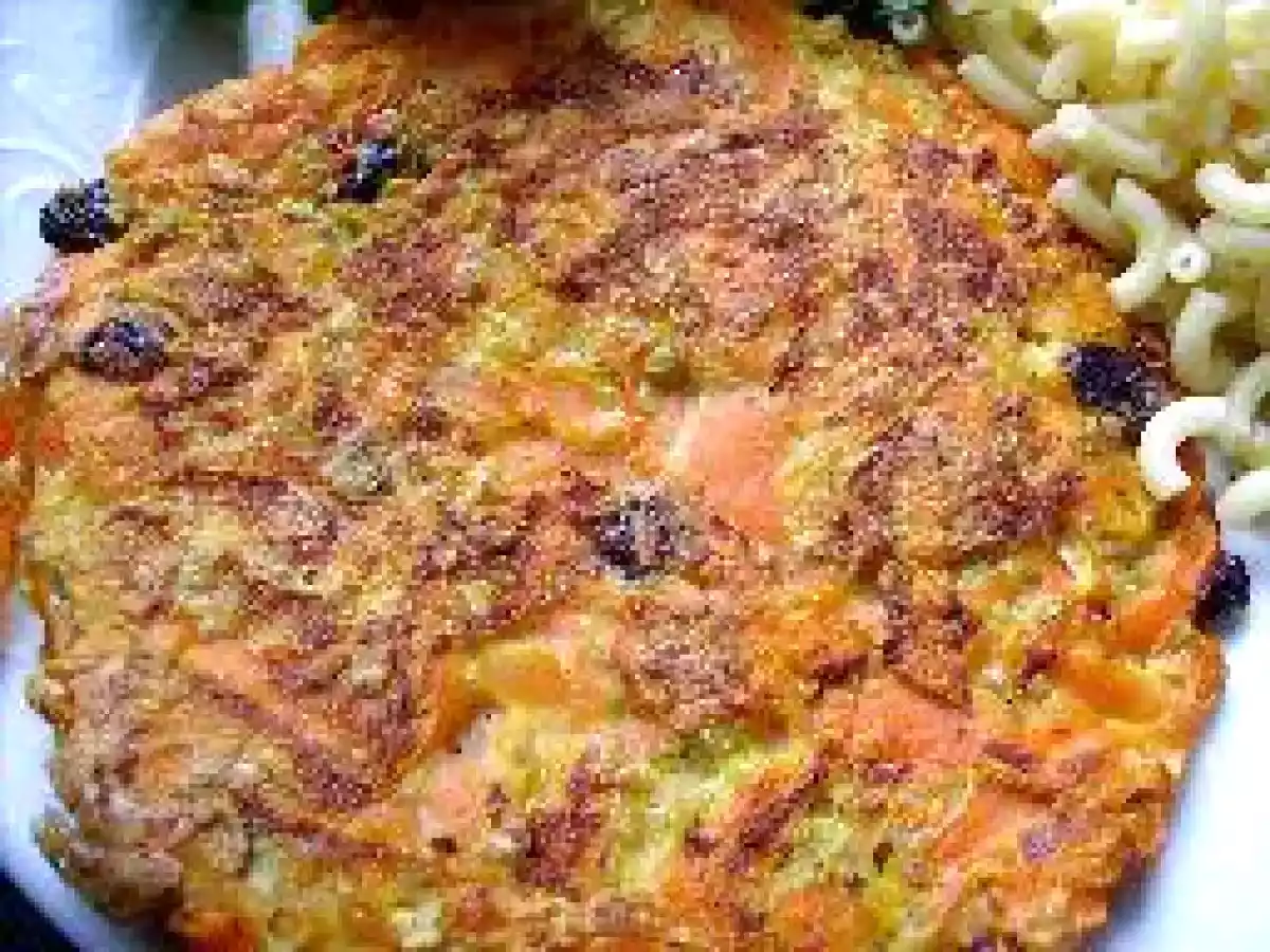 Galette aux flocons d'avoine et carotte