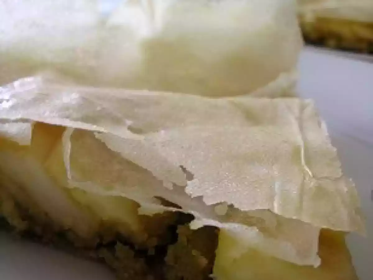 Galette aux pommes, en feuilles de brick