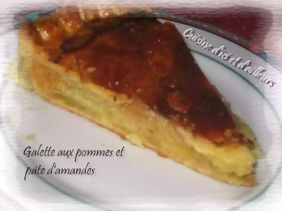Galette aux pommes et pâte d'amandes façon IC - photo 2
