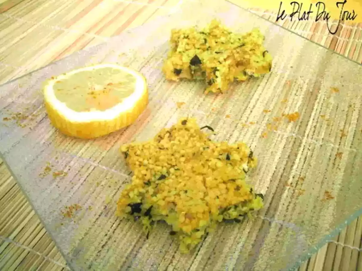 Galette couscous et courgettes à la menthe