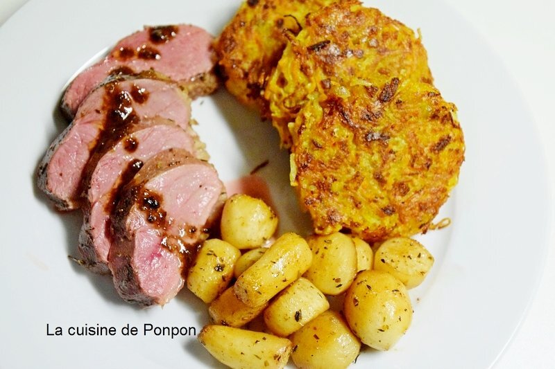 Recette de galette de carottes et pommes de terre