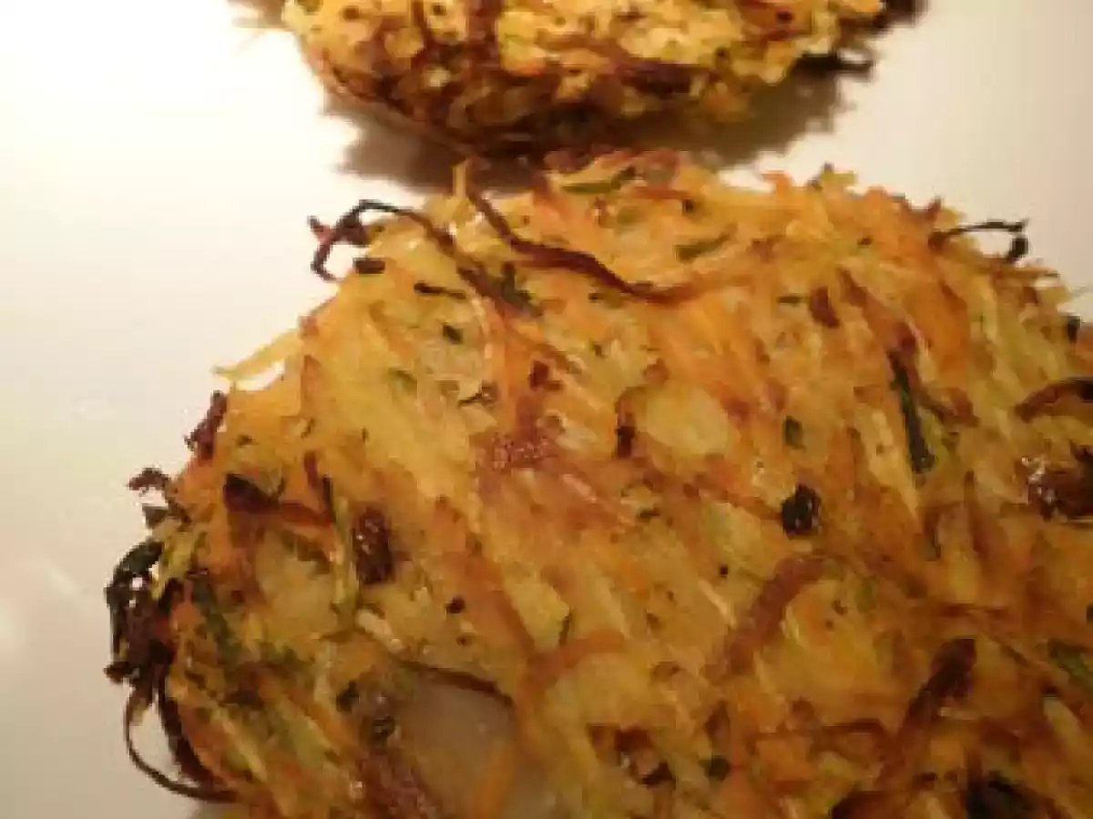 Galette de légumes.