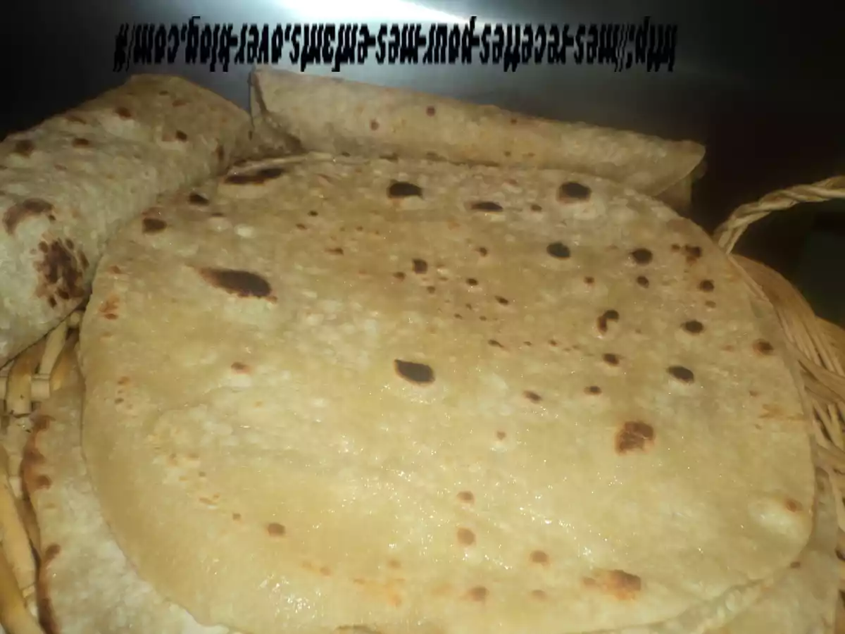 Galette de pain oriental