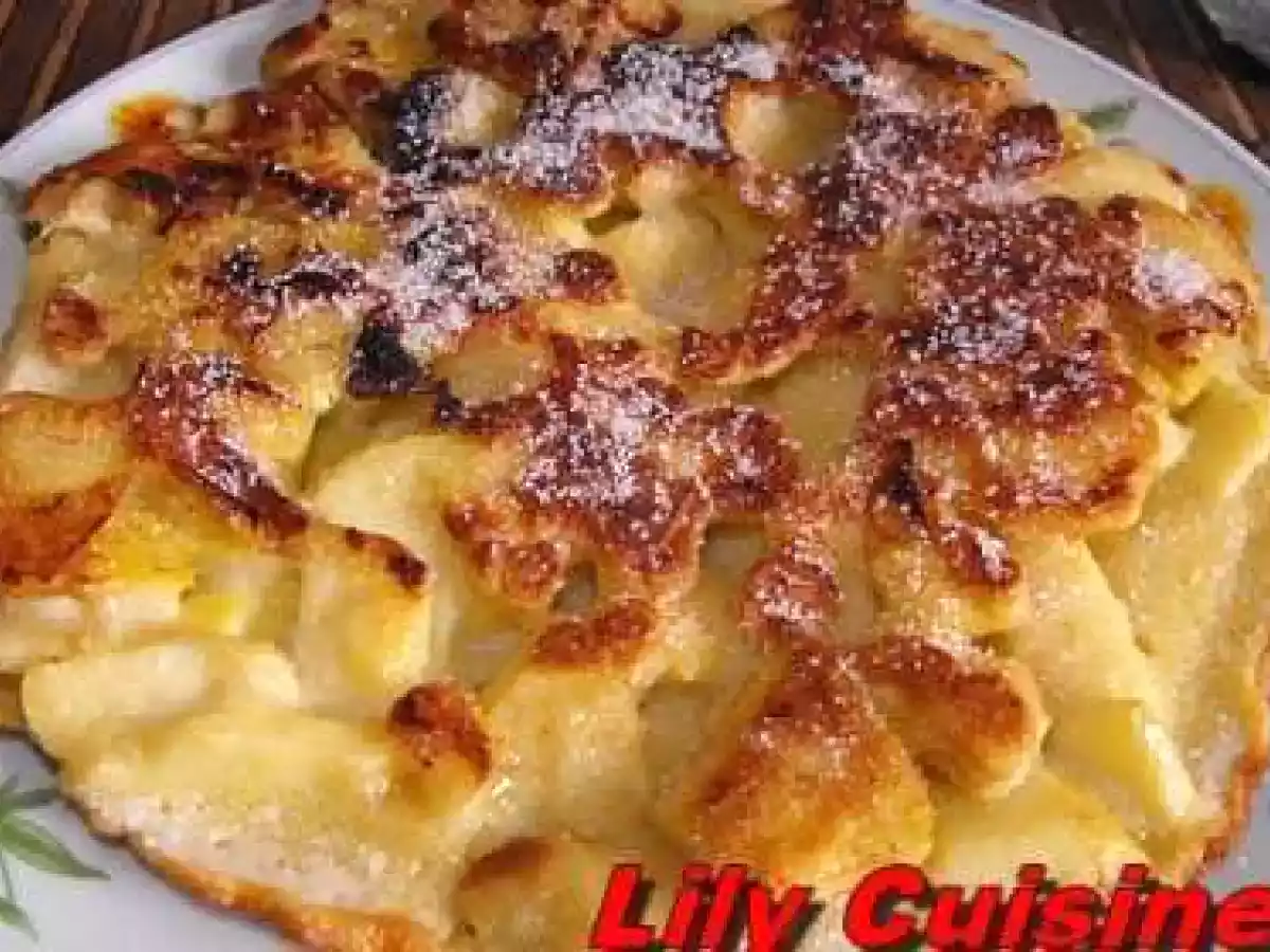 Galette de pomme et de noix de coco