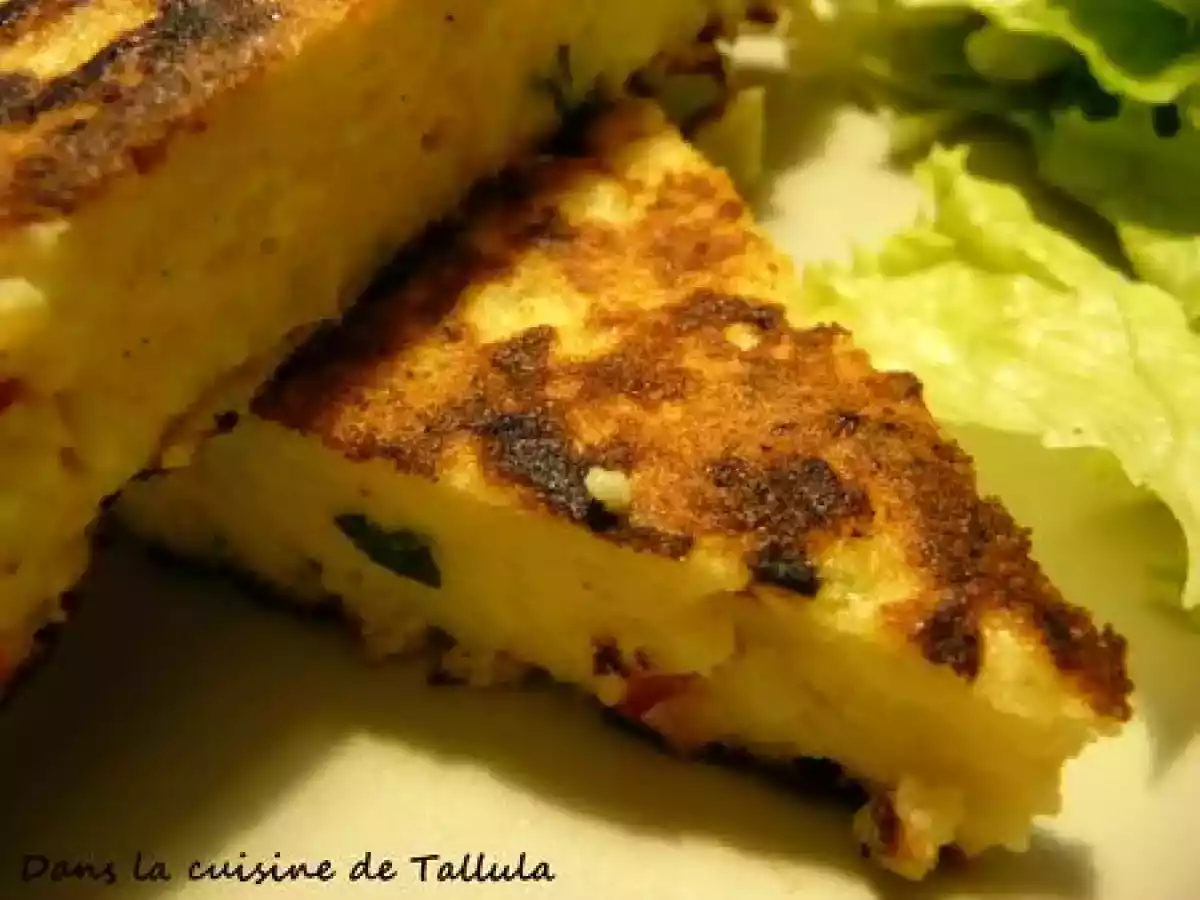 Galette de pommes de terre, poireaux et poivrons rouges - photo 5