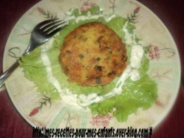 Galette de pommes de terre râpées aux herbes