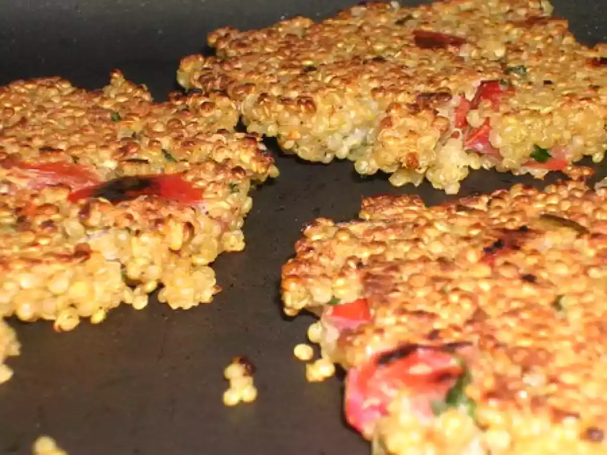 Galette de quinoa à la tomate - photo 2