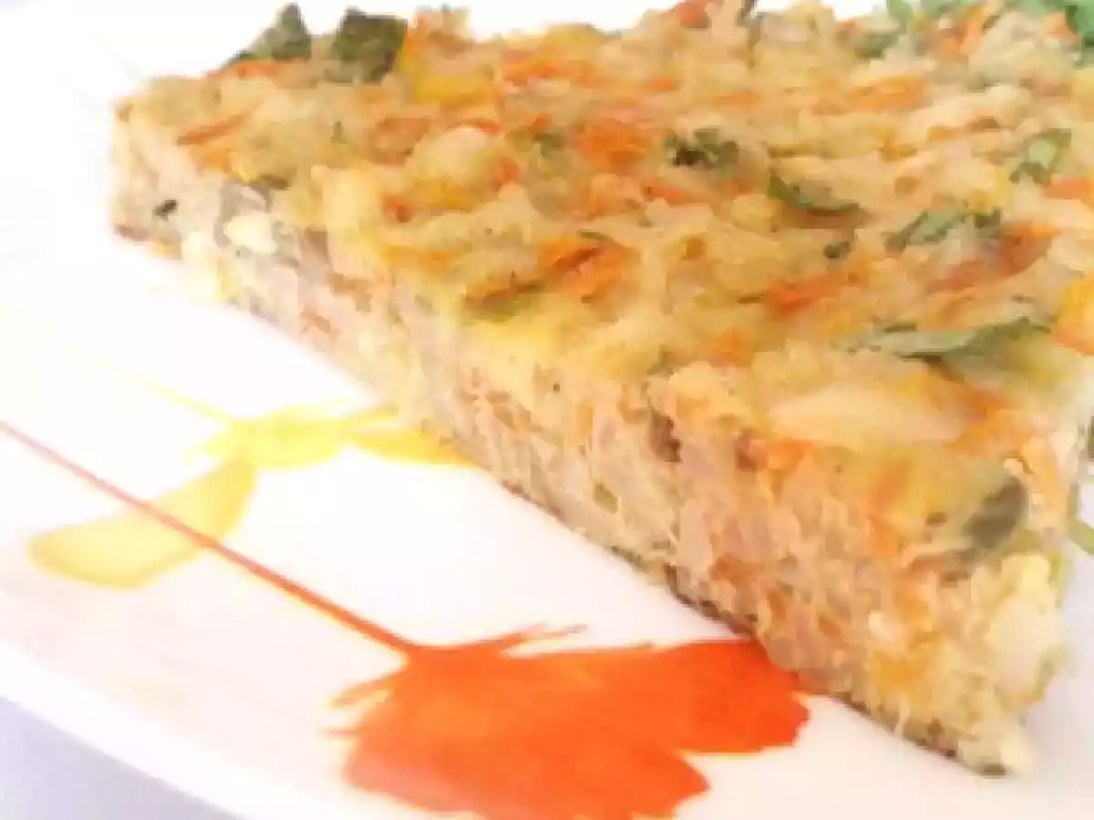 Galette de riz aux légumes pour soir de flemme