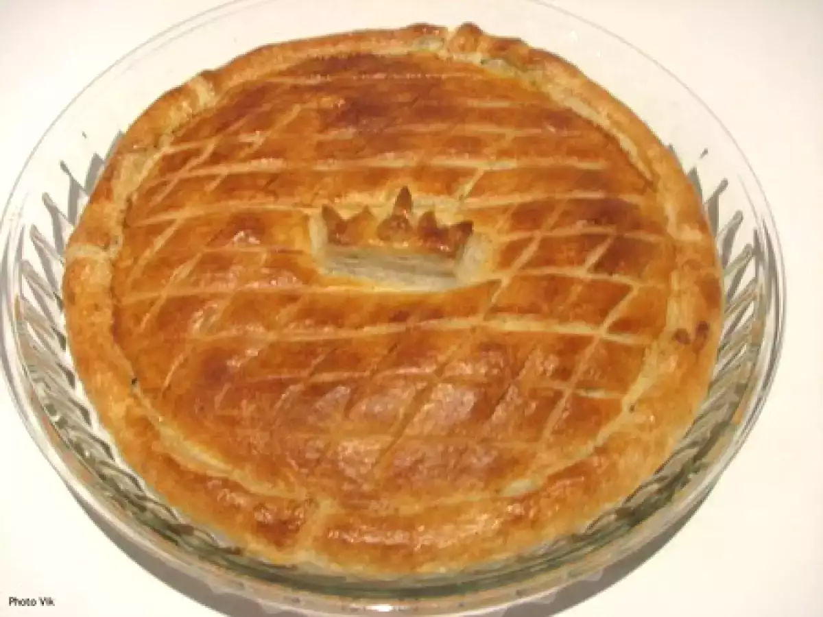 Galette des rois à la crème de calisson