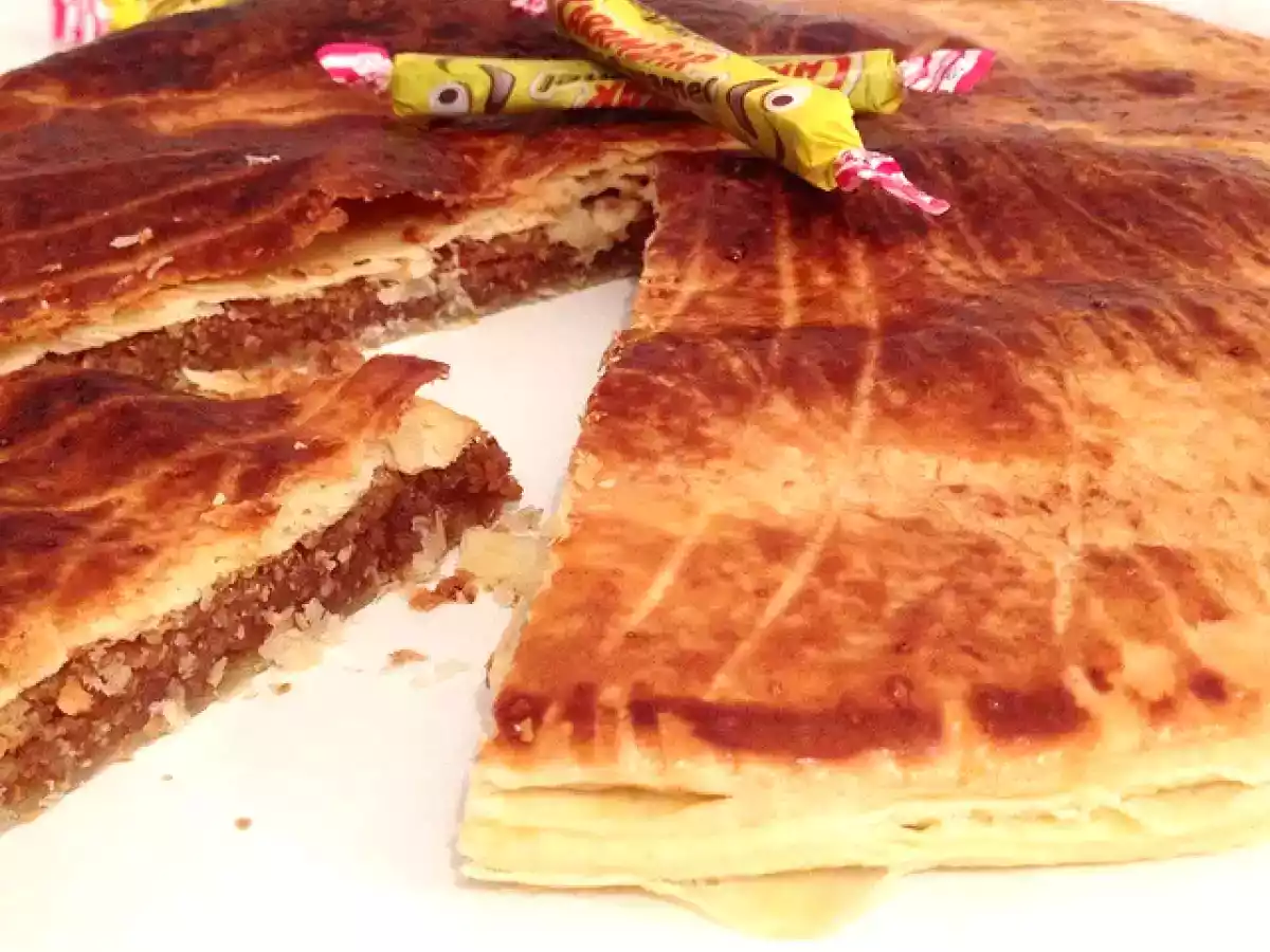 Galette des rois à la frangipane et Carambars