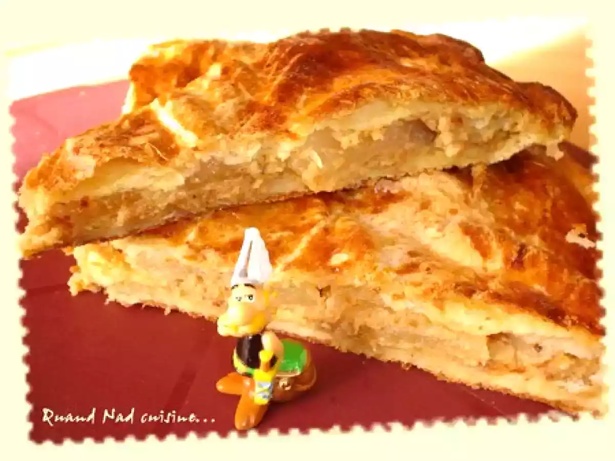 Galette des rois à la poire et au pain d'épices