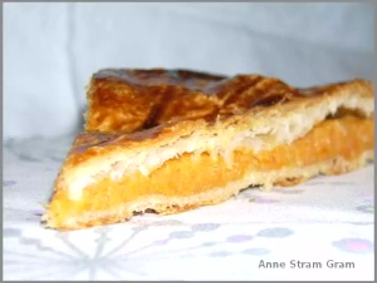 Galette des rois au potiron et à l'orange