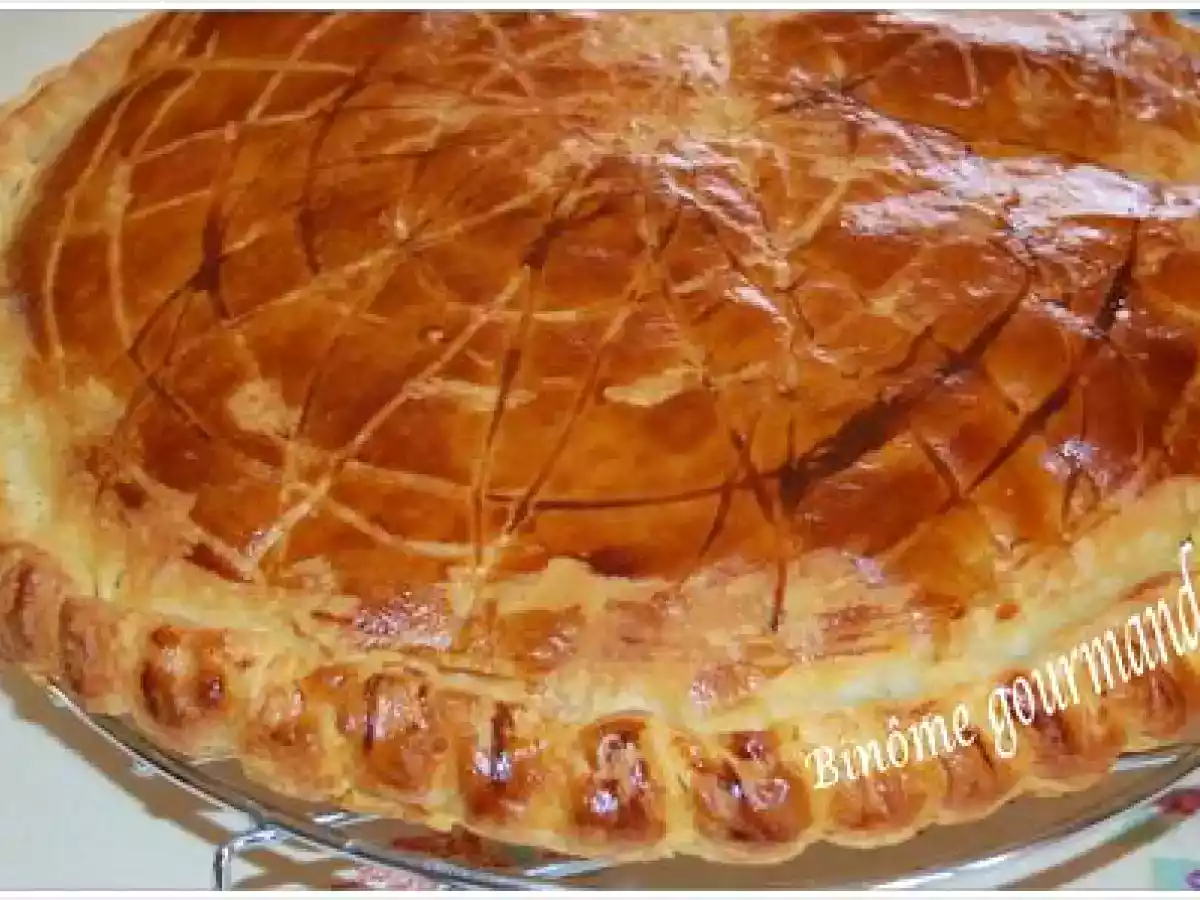 Galette des rois choco-caramel