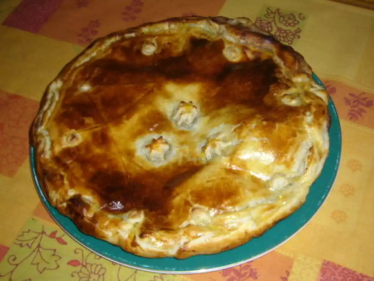 Galette des rois chocolat praliné, noisette