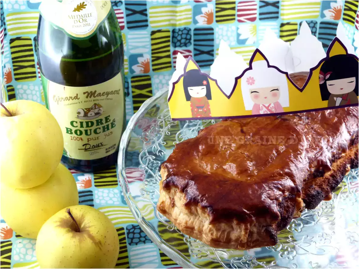 Galette des Rois Crème d'Amande au Rhum Negrita et Pommes au Cidre - photo 2