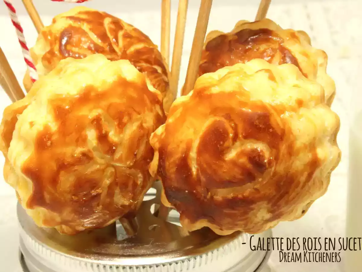 Galette des rois en sucette