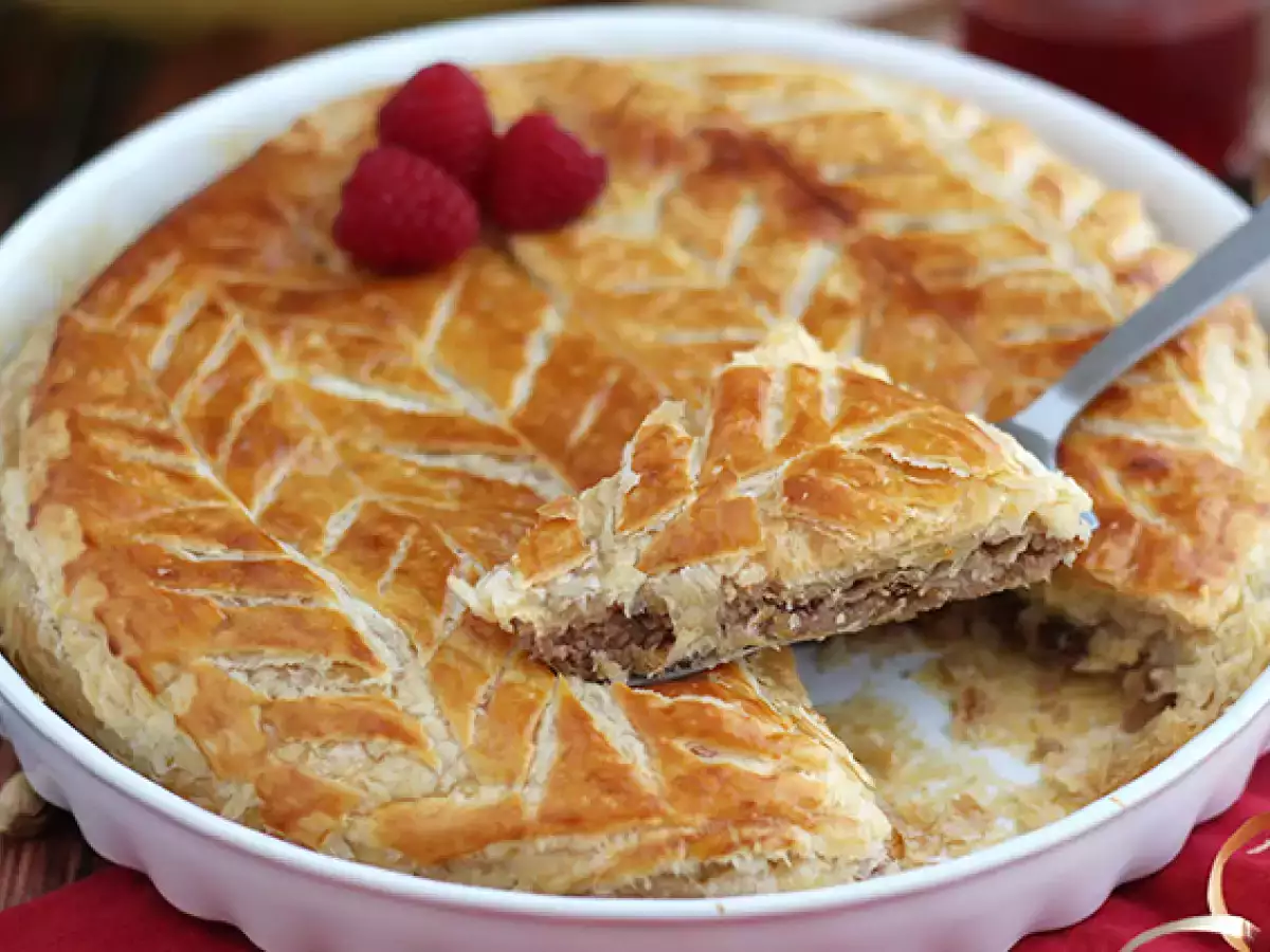 Galette des rois frangipane framboise pistache - photo 5