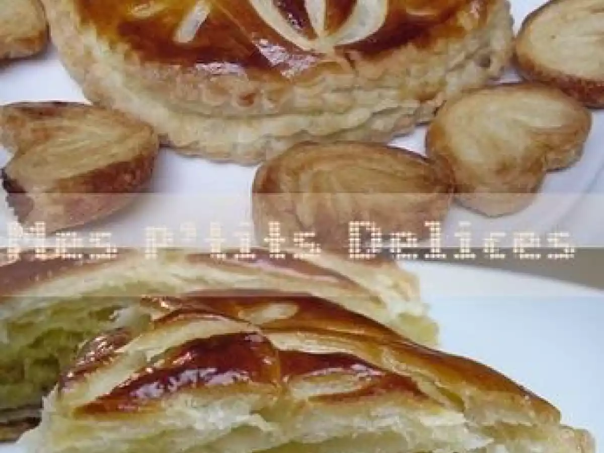 Galette des rois pistache-framboise