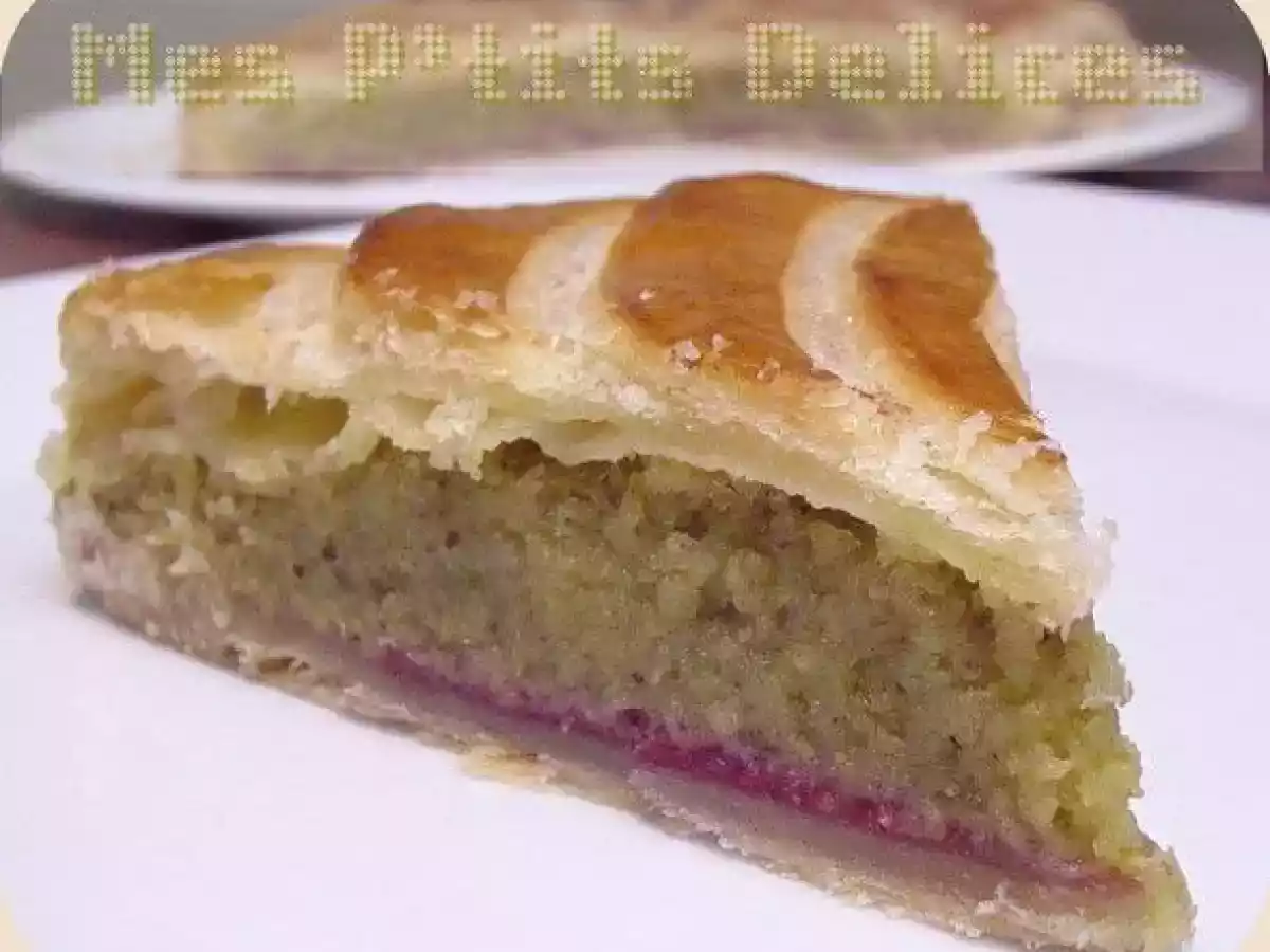 Galette des rois pistache-framboise - photo 2