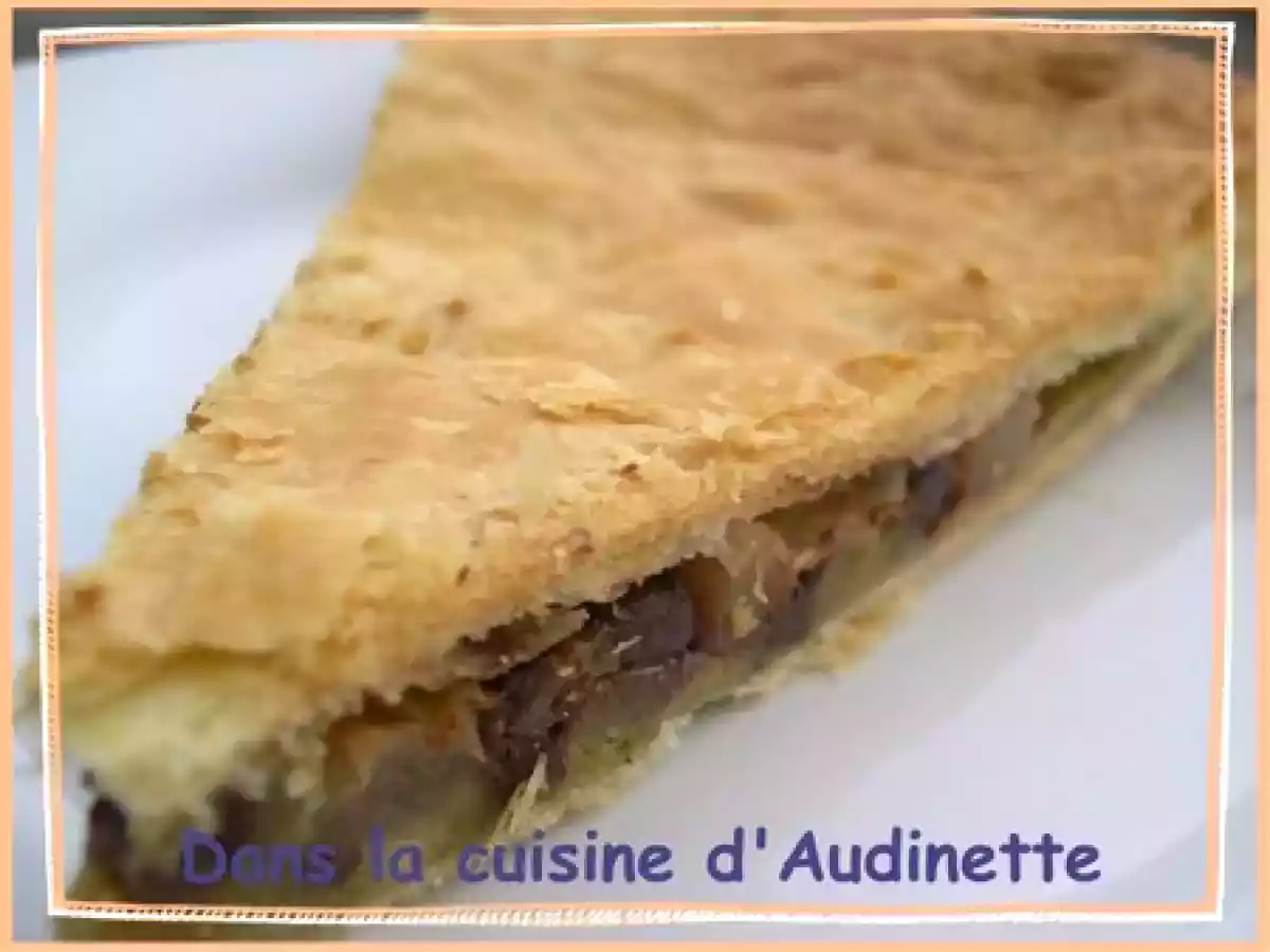 Galette des rois poire, chocolat et pistaches