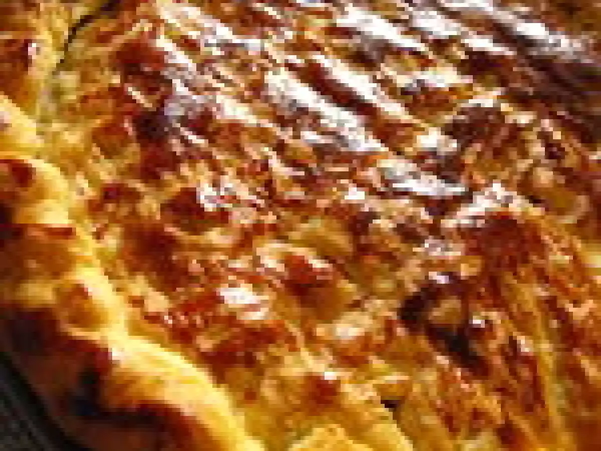 Galette des rois pommes, chocolat, cerises et amandes - photo 3