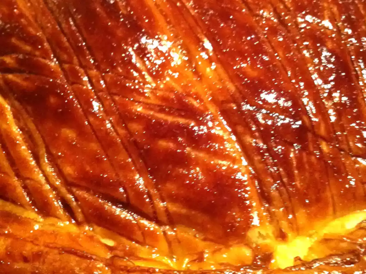 Galette des rois (sans beurre) Frangipane Noix et Poires !