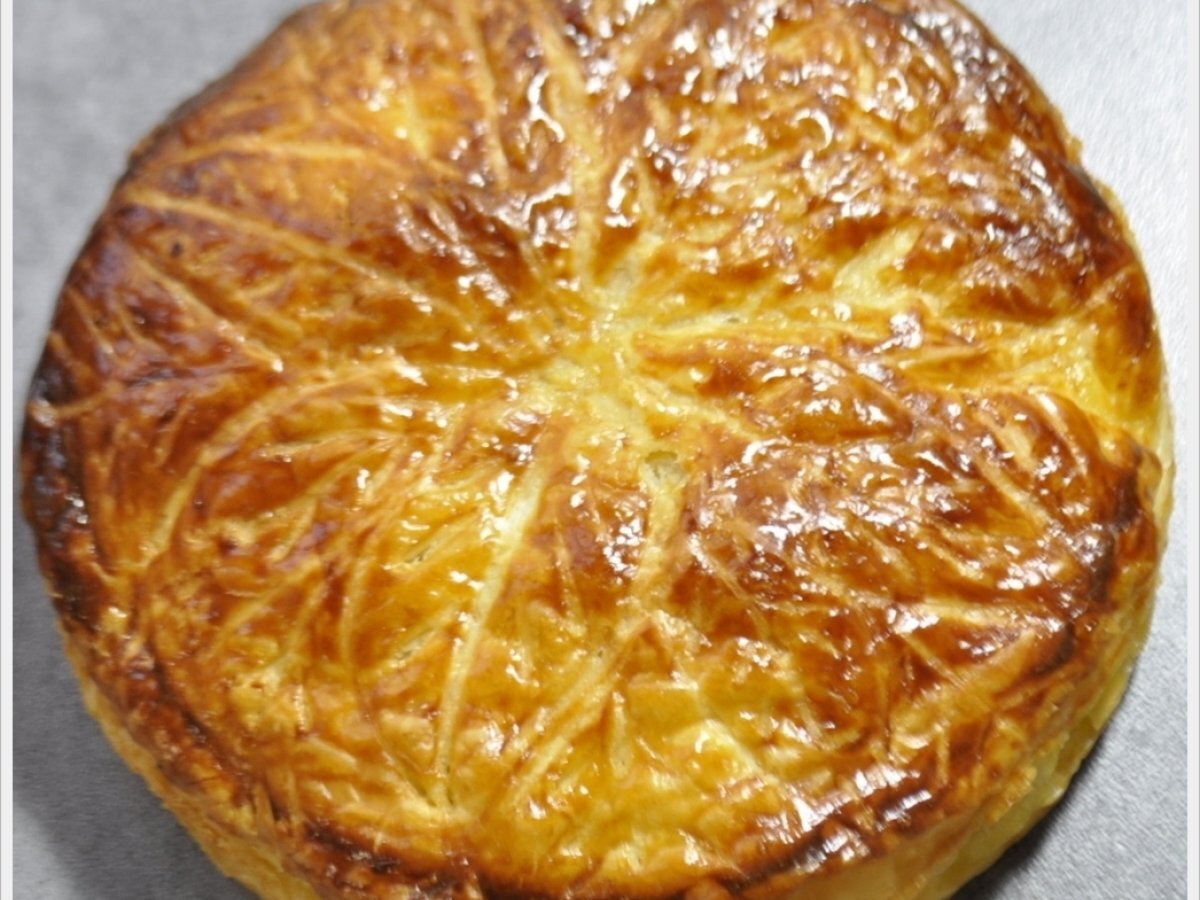 Galette des rois sans sucre ajouté aux edulcorant pour épiphanie
