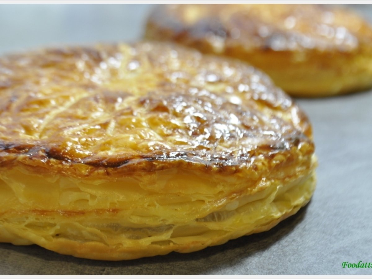 Galette des rois sans sucre ajouté aux edulcorant pour épiphanie