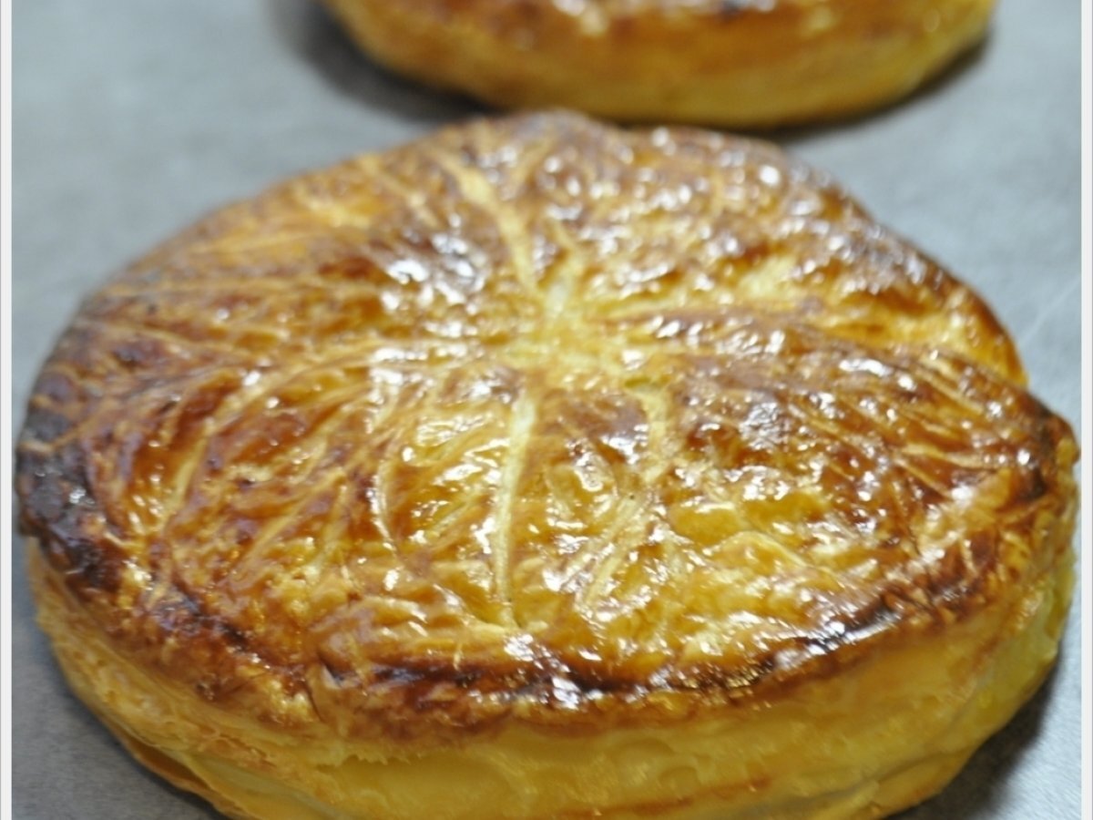 Galette des rois sans sucre ajouté aux edulcorant pour épiphanie