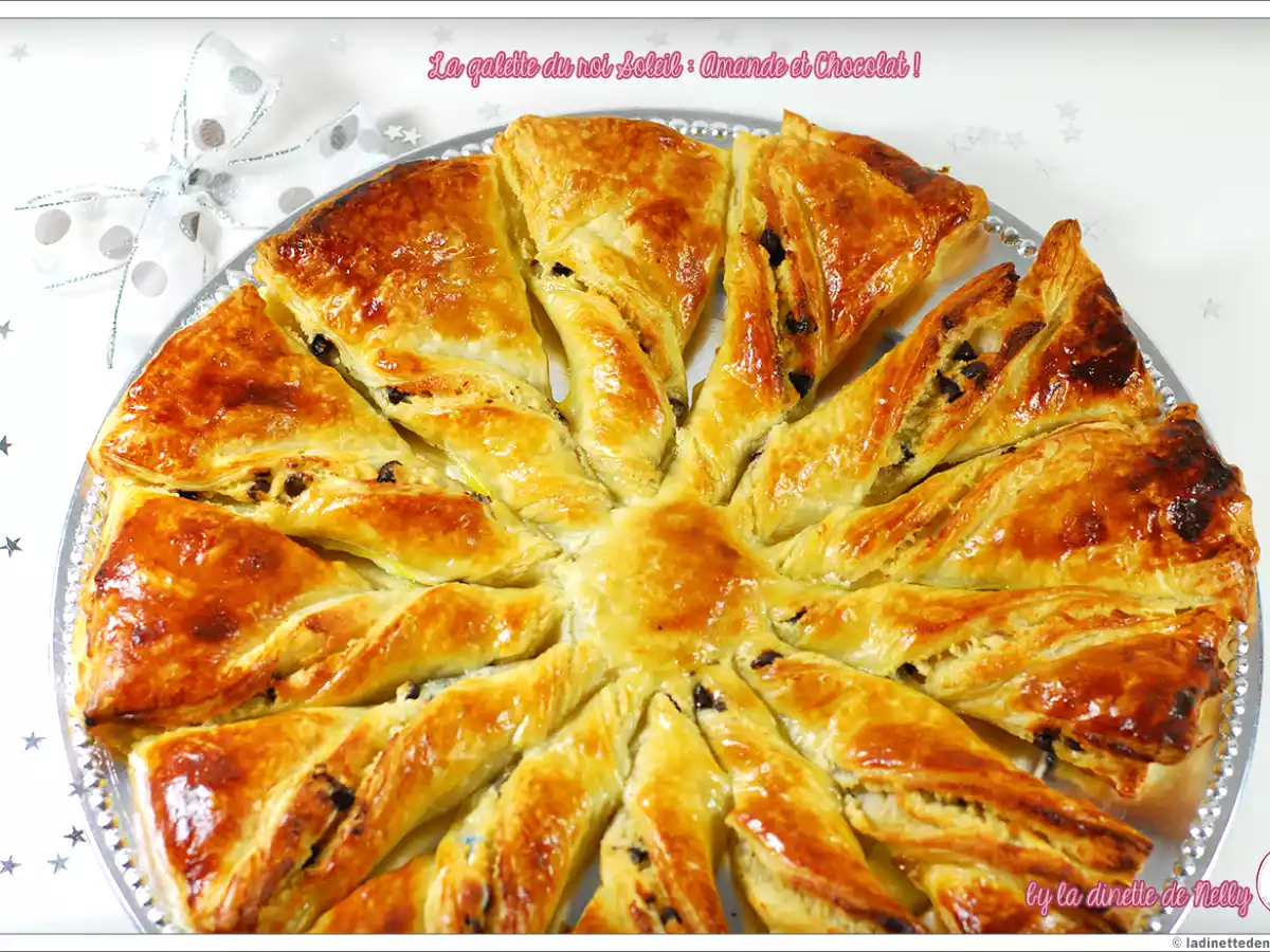 Galette du roi Soleil : Amande & Chocolat