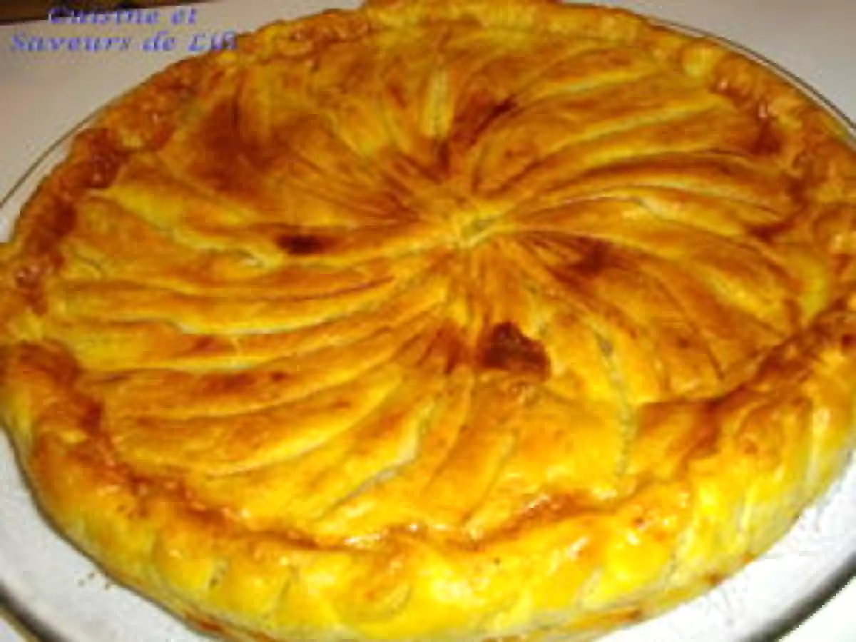 Galette poire caramel