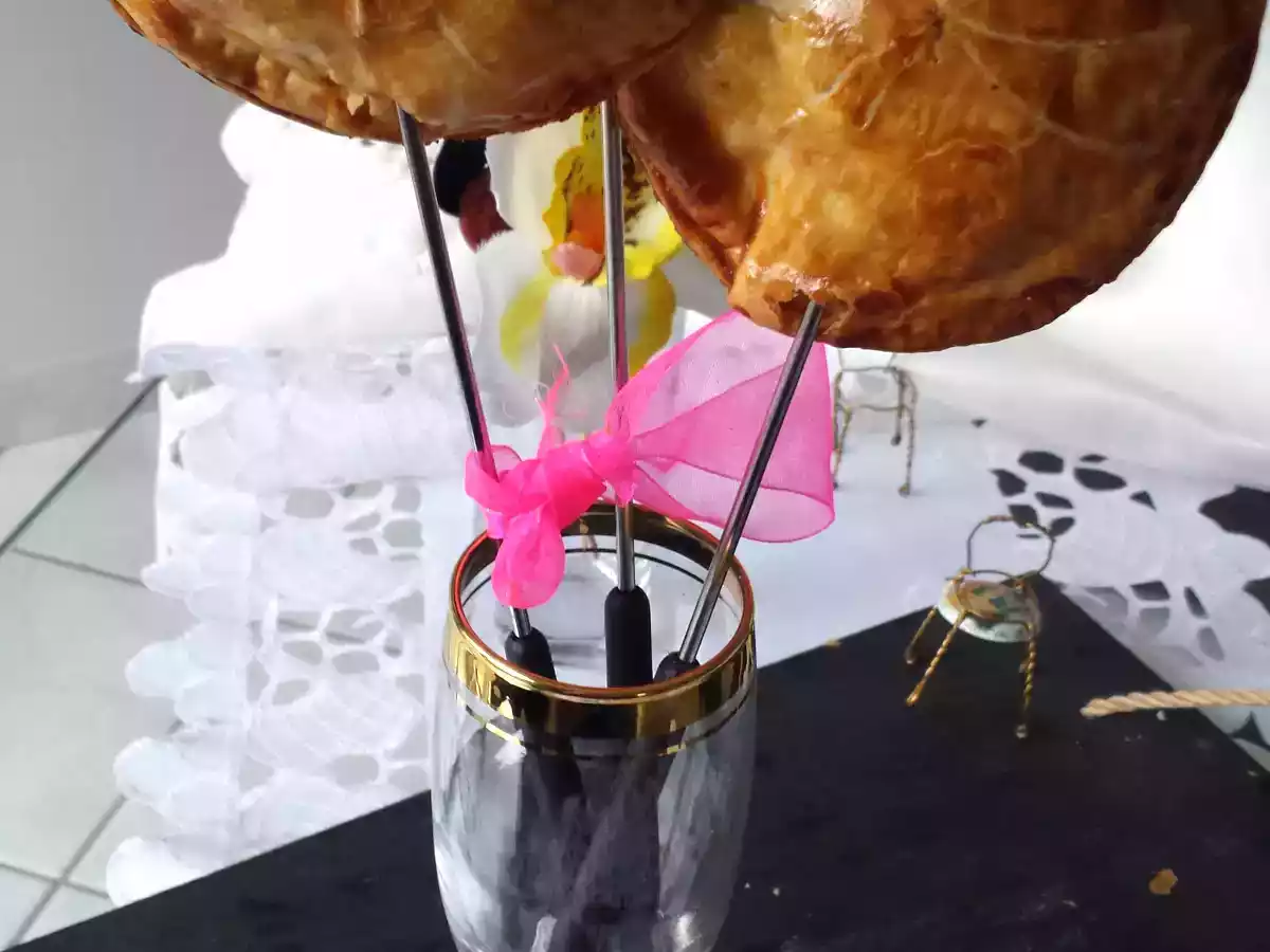 Galette poireaux, truite fumée et amandes - photo 2