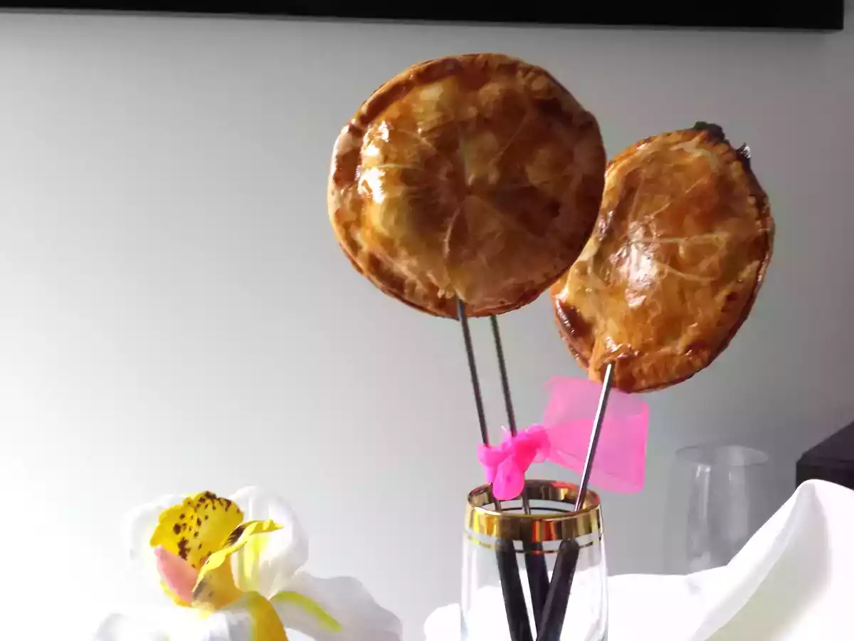 Galette poireaux, truite fumée et amandes - photo 3