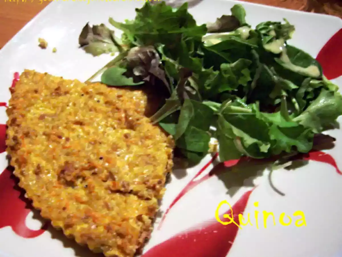 Galette quinoa / carottes / thon