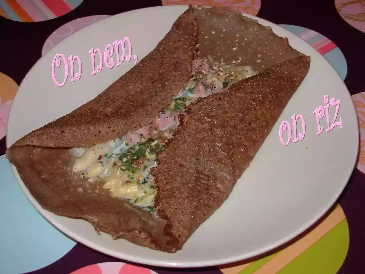 Galettes asperges-jambon