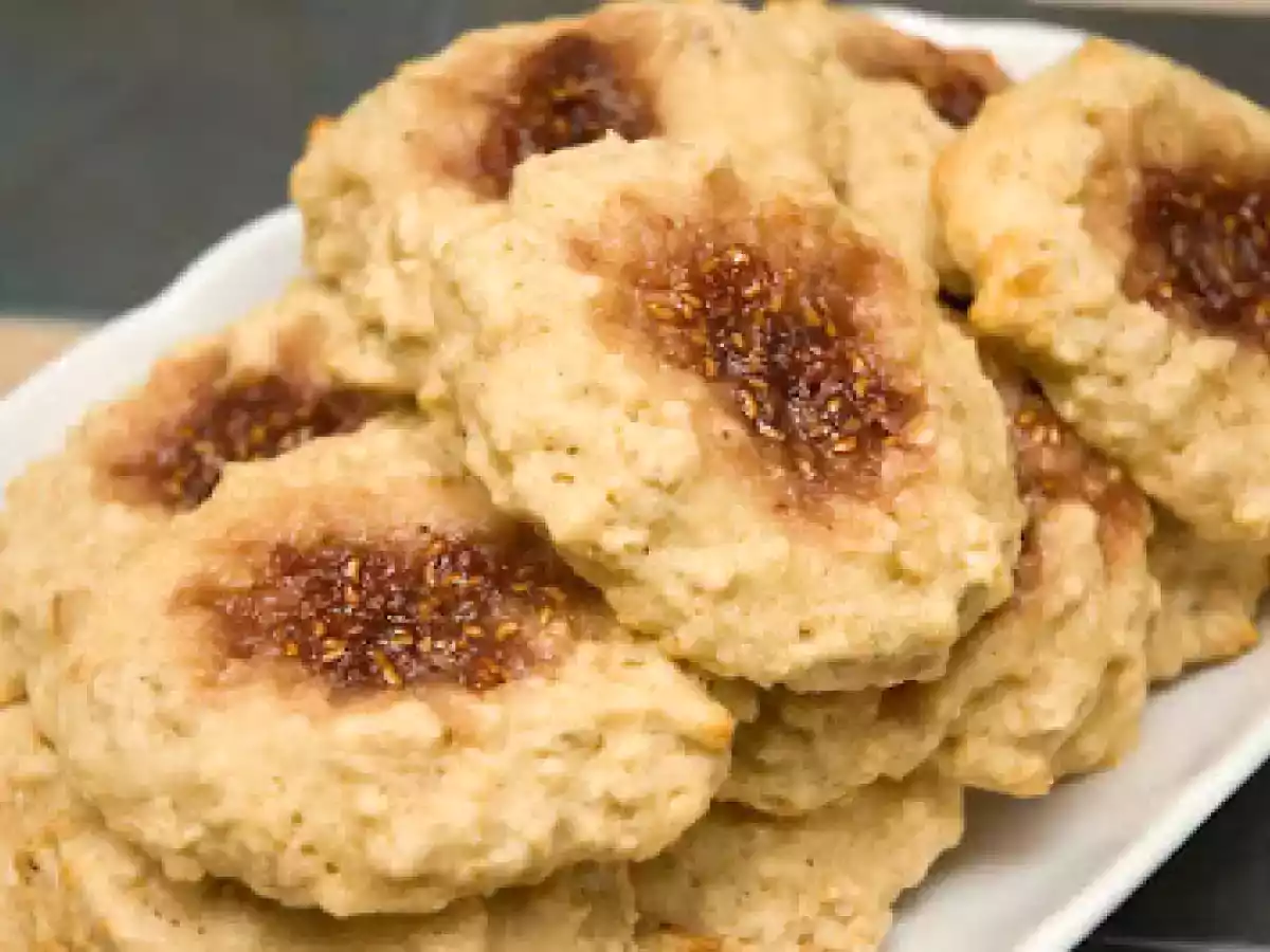 Galettes au gruau et à la confiture