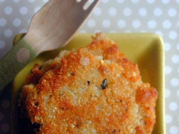 Galettes au quinoa qui croustille