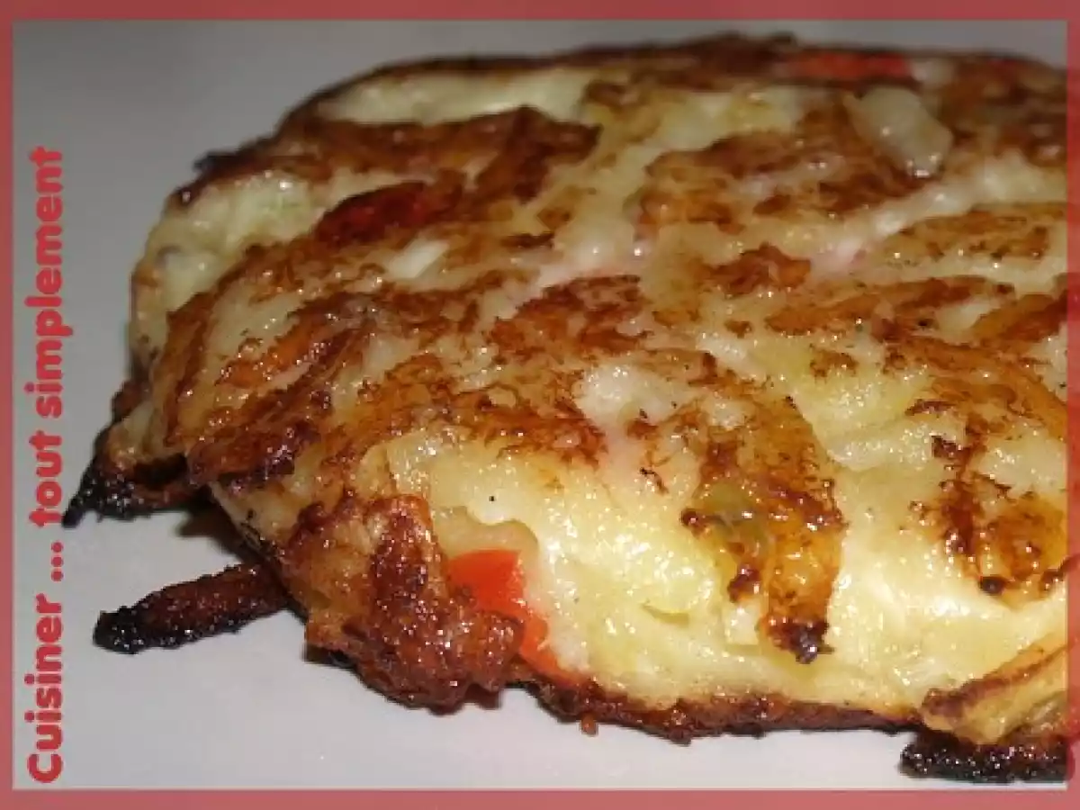 Galettes aux Pommes de Terre, Poivrons et Fromage - photo 2