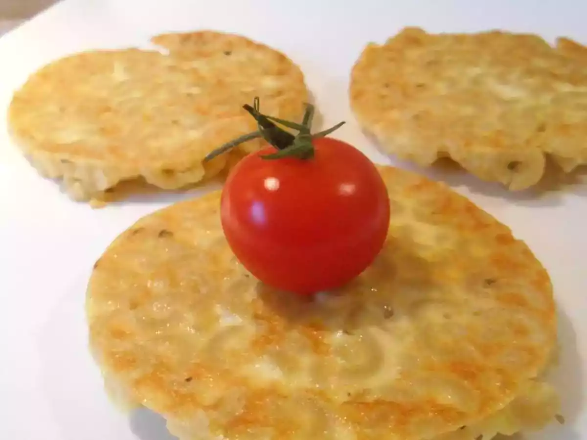 Galettes de coquillettes & parmesan