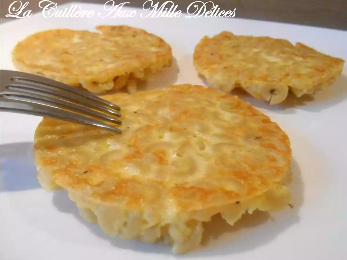 Galettes de coquillettes & parmesan - photo 2