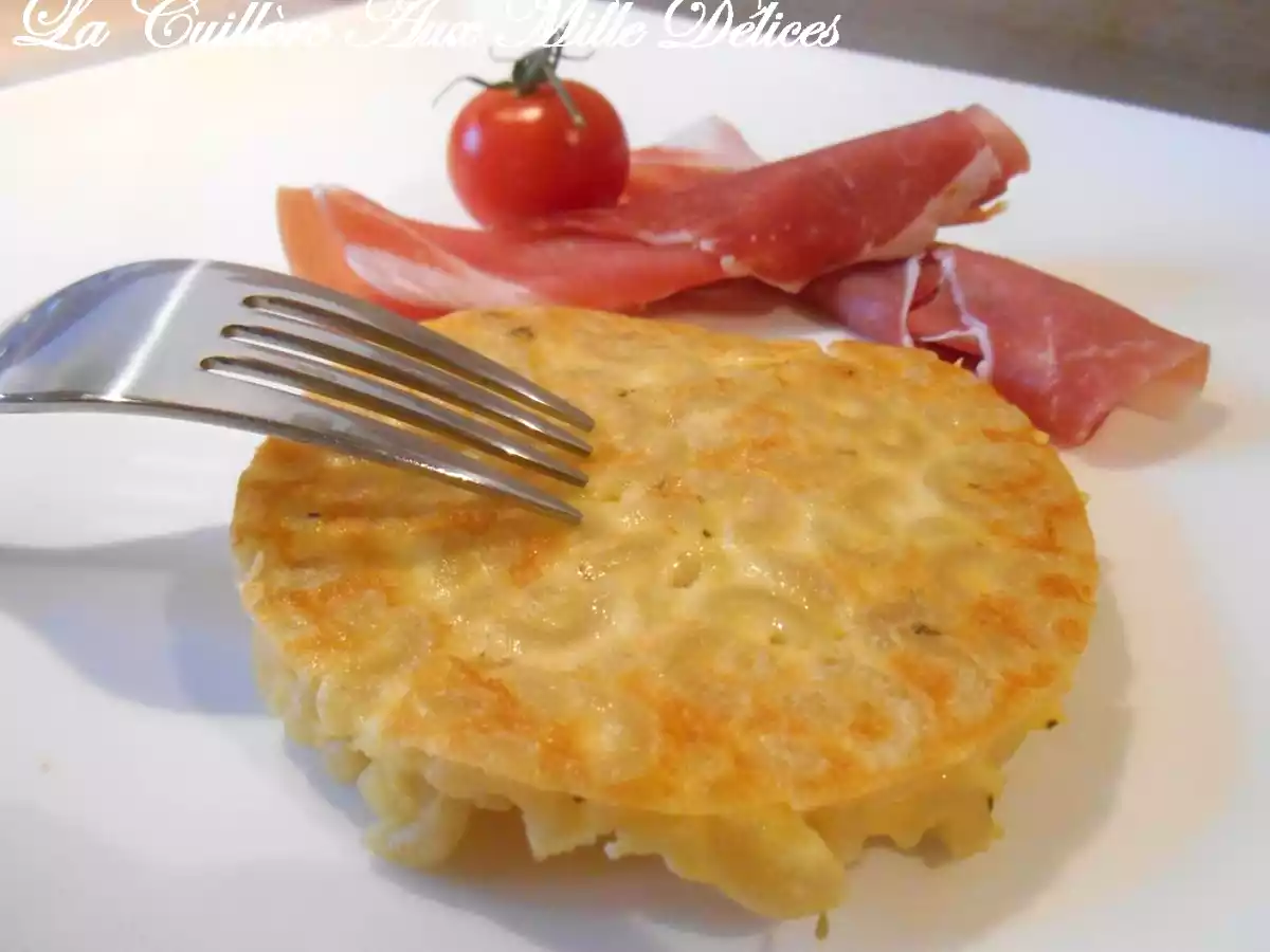 Galettes de coquillettes & parmesan - photo 3