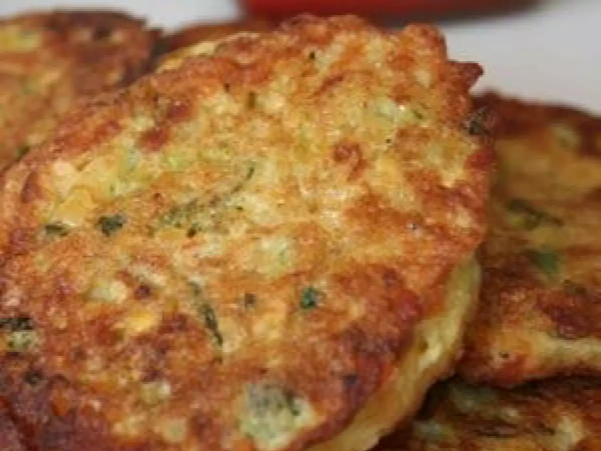 Galettes de courgettes et lentilles corail