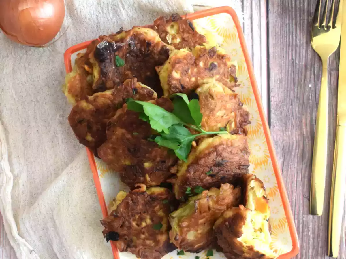 Galettes de poireaux et carottes