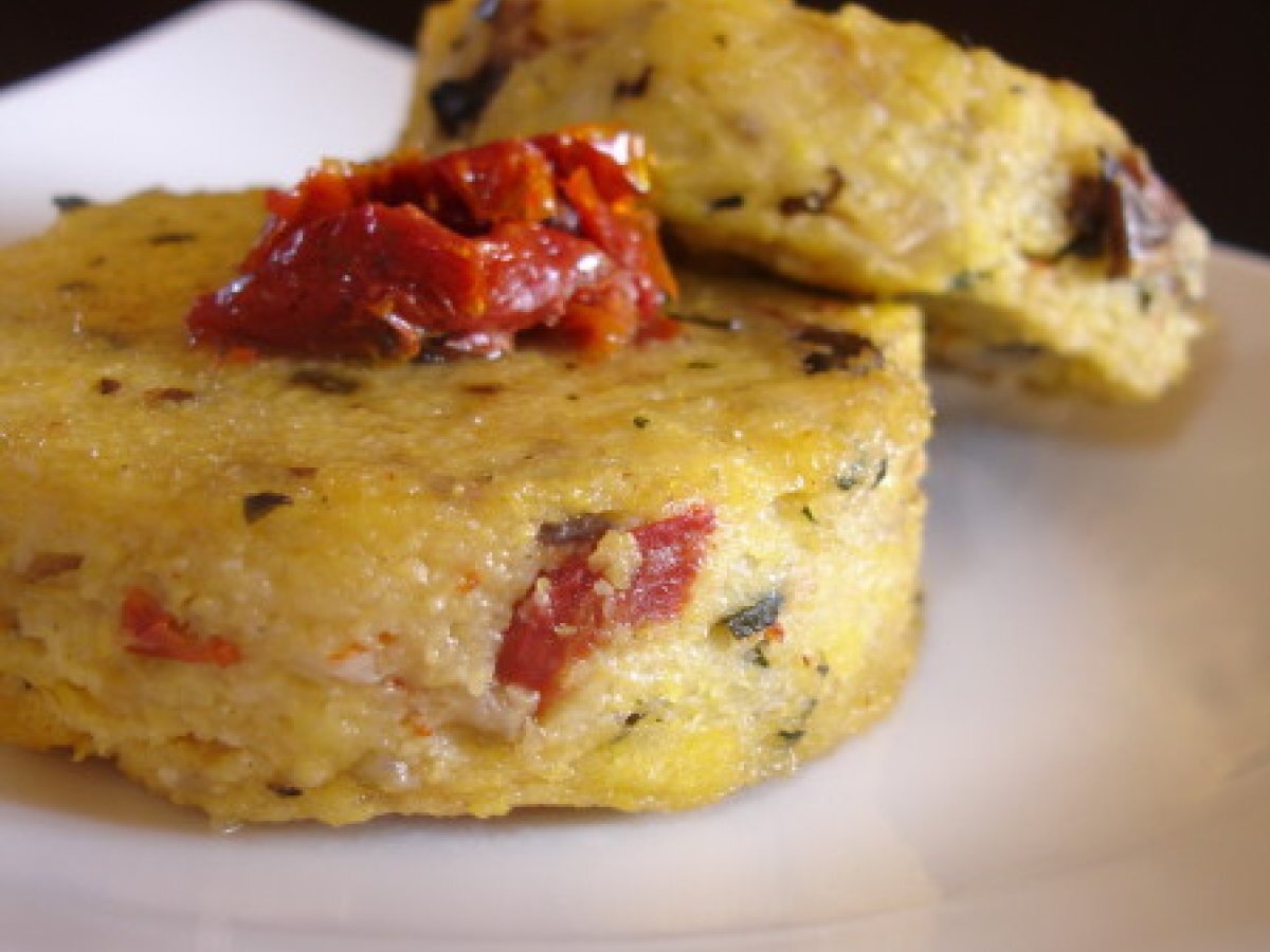 Galette De Polenta à La Poêle