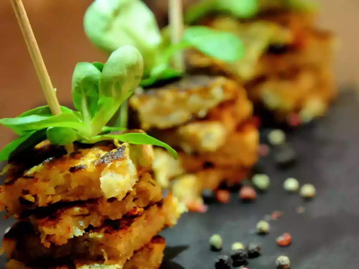 Galettes de pomme de terre Mozza-tomates séchées
