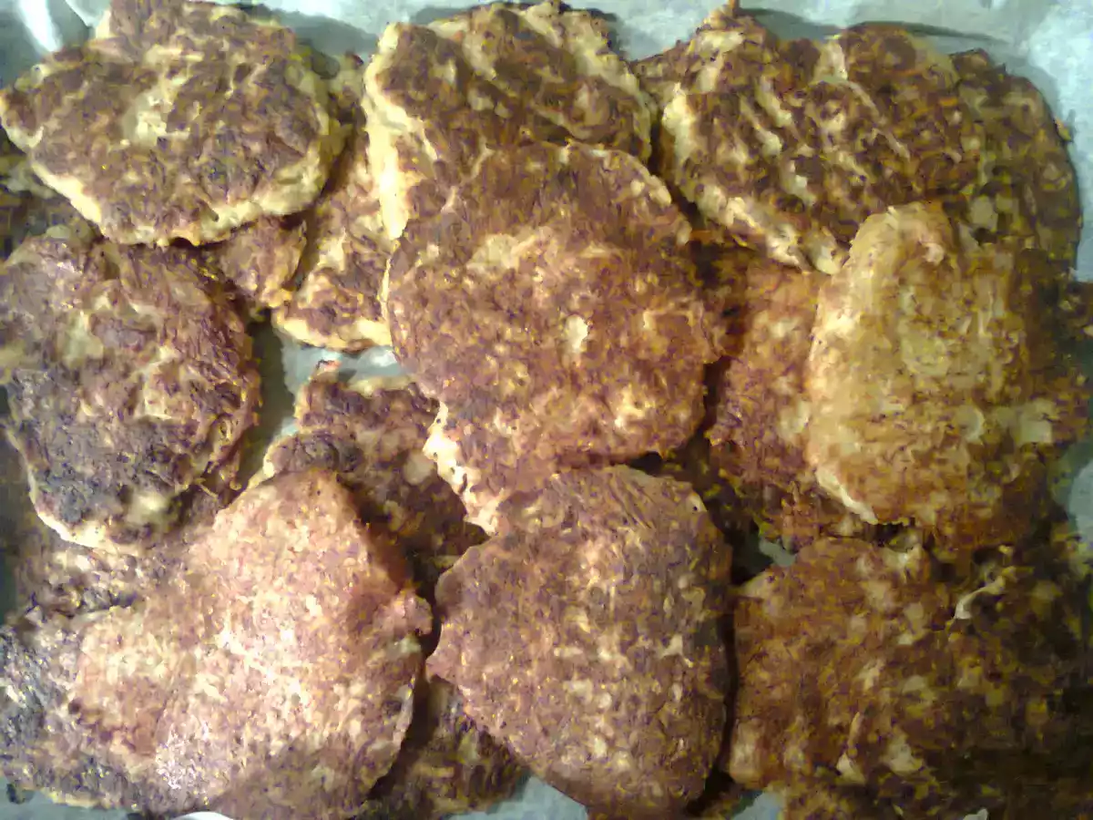 Galettes de pommes de terre au thon et emmental