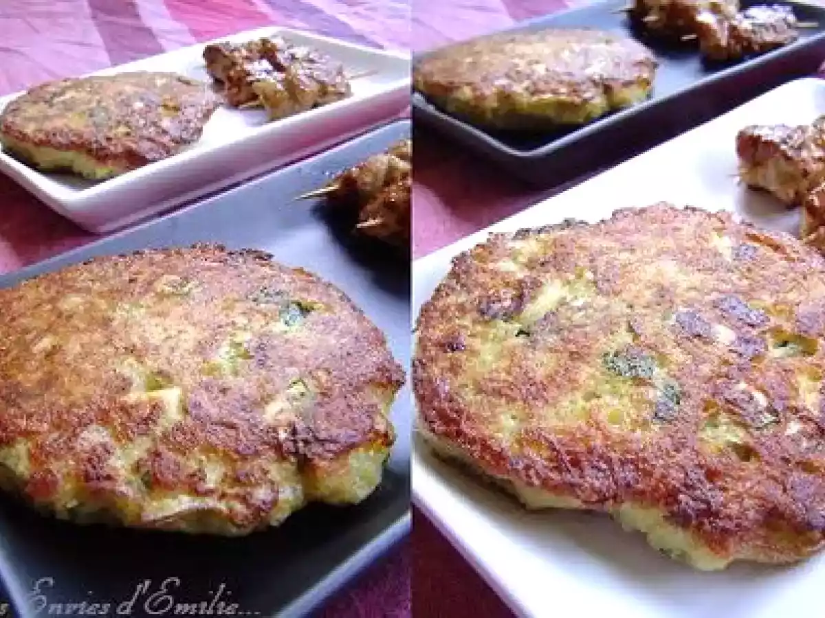 Galettes de pommes de terre aux courgettes façon Elvira...