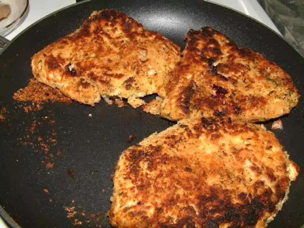 Galettes de poulet et sauce aux champignons - photo 2